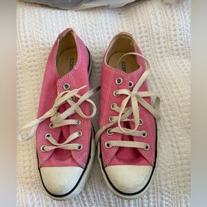 Baby Pink Converse - Worn 2x